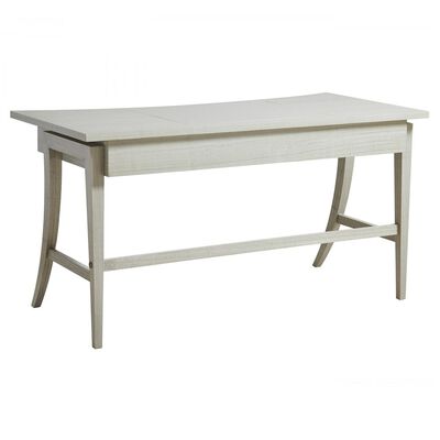 Sligh Graham French Country Light Grey Wood Concave Writing Desk