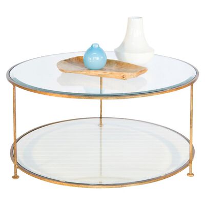 Anna Glass Round Coffee Table